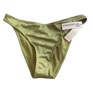 No Boundaries Olive Bikini Bottoms
